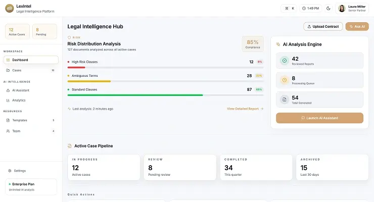 LexIntel — Contract intelligence and risk analysis