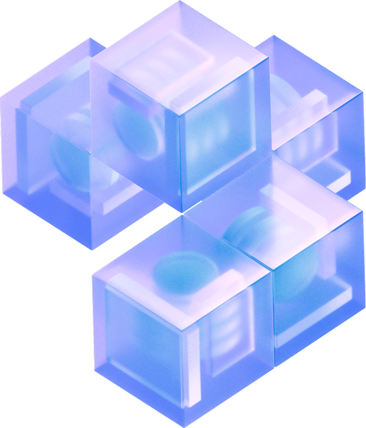 3D cube representing the Empromptu platform