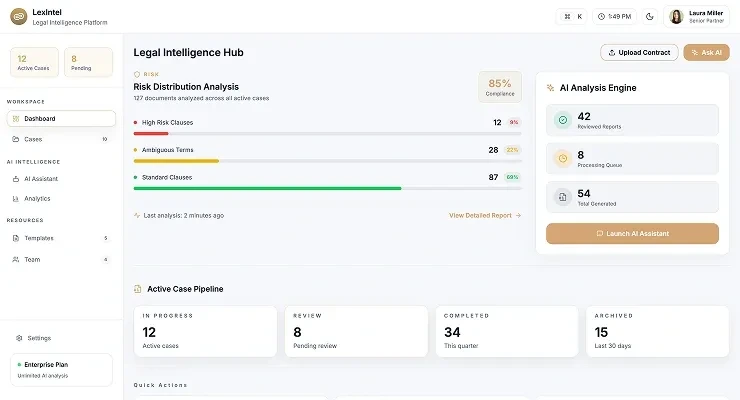 Regulated and compliant AI for healthcare, fintech and legal